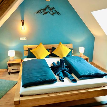 Ferienhaus Bergauszeit In Der Alten Post 内森尔旺 外观 照片